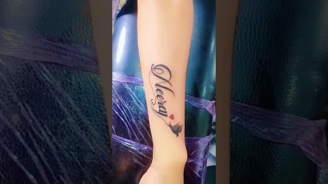 Neeraj name tattoo | Name tattoo, Tattoos, Names