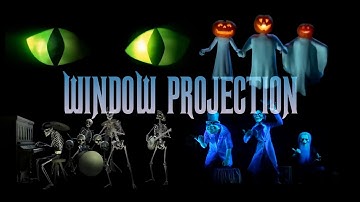 Halloween Window Projection - 4K