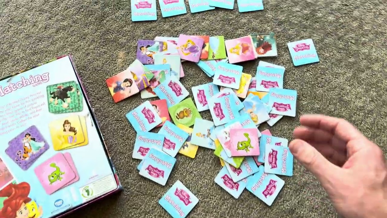 Disney Princess Matching Game Review | Fun Memory Toy for Kids