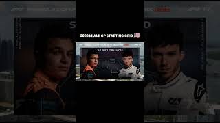 2022 MIAMI GP STARTING GRID 🇺🇸#formula1 #formula1 #motorsport