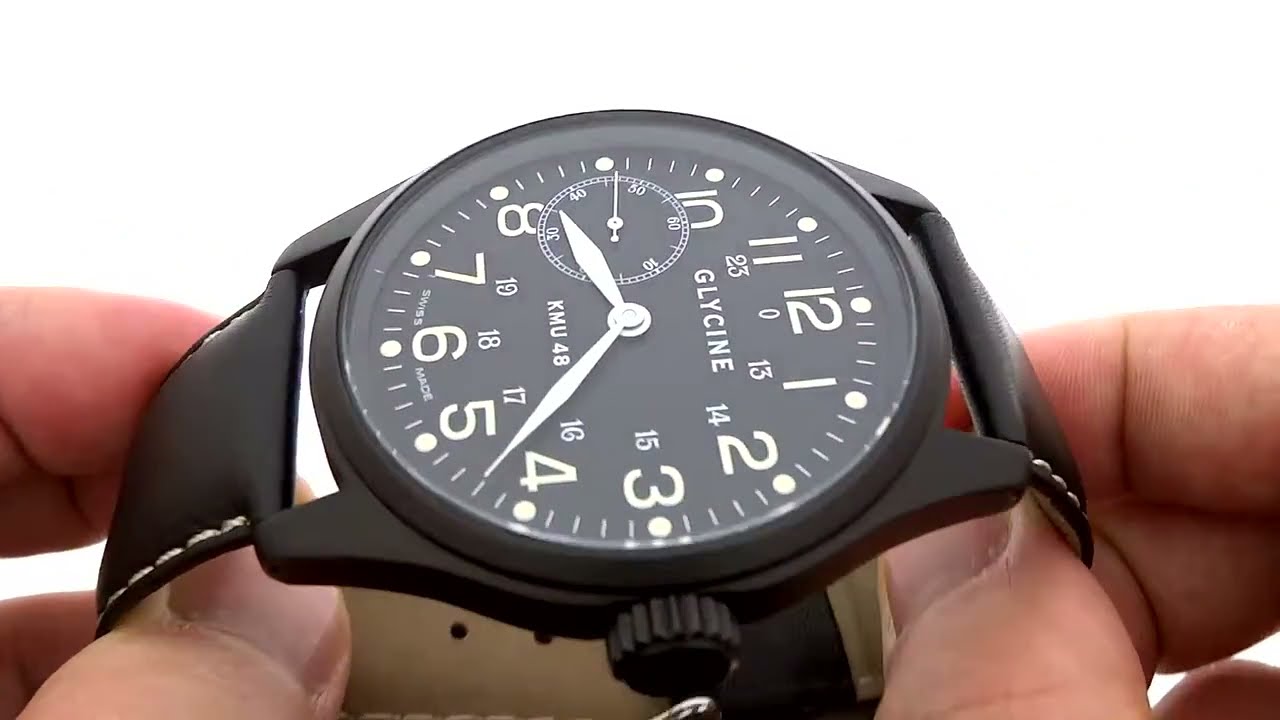 Glycine KMU-48 Flieger Friday Watch Short - YouTube