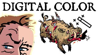 A Coward’s Guide to Digital Coloring | Color Flatting