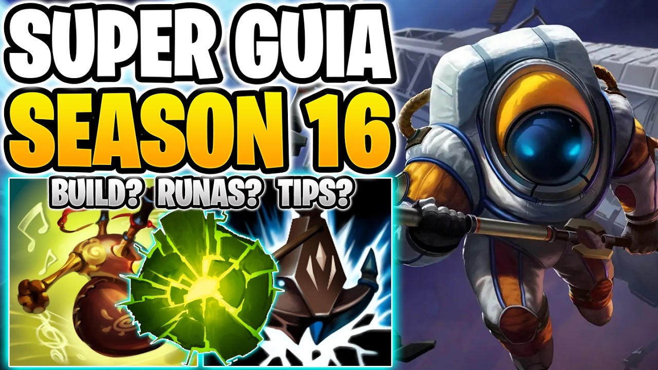 GUIA DE NAUTILUS SEASON 16 | COMO JUGAR NAUTILUS SOPORTE FACIL Y RAPIDO | BUILD, RUNAS, CONSEJOS MAS