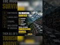 The Mountains Survival | Uttrakhand recorded the largest tourist footfall ever. #mountains #survival
