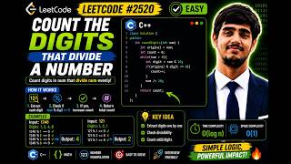 LeetCode #2520 Count the Digits That Divide a Number | C++ Math Solution Explained