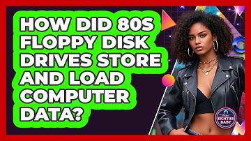 How Did 80s Floppy Disk Drives Store And Load Computer Data? - I