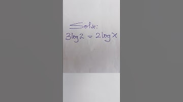 Can you solve this logarithmic equation? #shorts #maths #logarithm