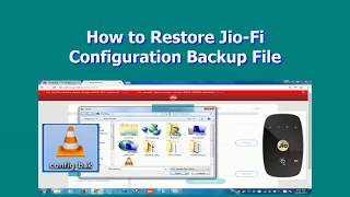 How to Restore Jio-Fi Configuration Backup File screenshot 5