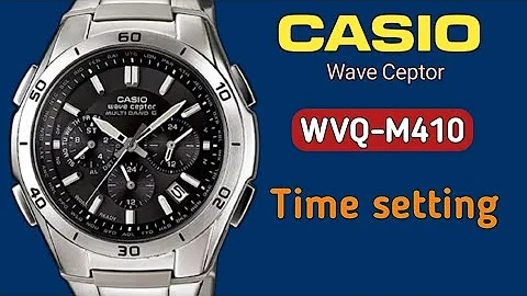 How to set time on Casio WVQ-M410