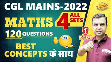 SSC CGL MAINS 2023 || CGL MAINS 2022 Maths PYQs Best Solutions by RAJA SIR || CPR 😎 NEON APPROACH 😎