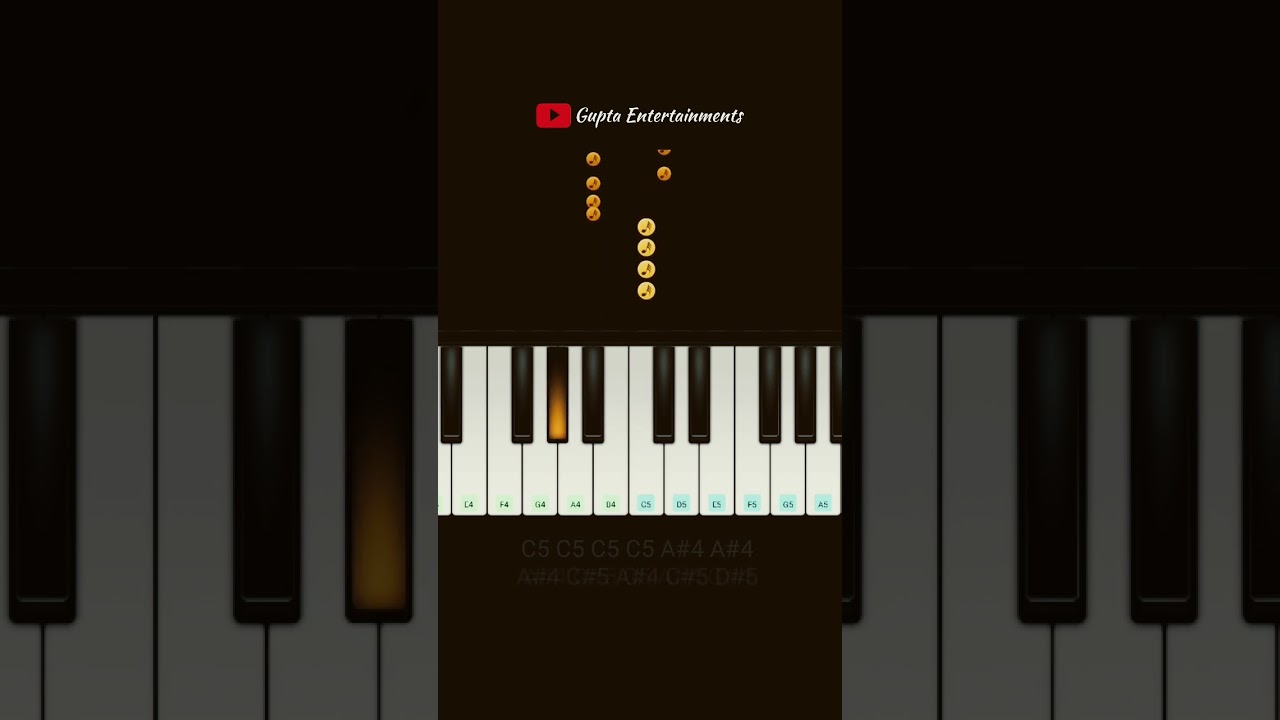 #narojanuvve song piano notes | Telugu songs piano notes | Kushi | Gupta Entertainments