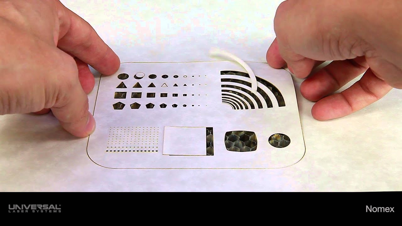 Nomex Laser Cutting by Universal Laser Systems