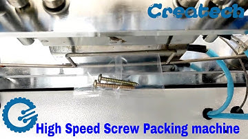 Screw Counting With Packing Machine | Screw pouch packing machine | Screw packaging