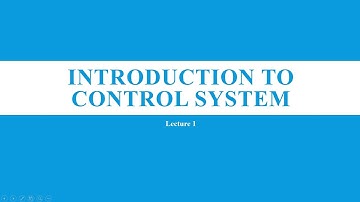 Control System Lecture 1 | Introduction to Control System | Asim Online Academy