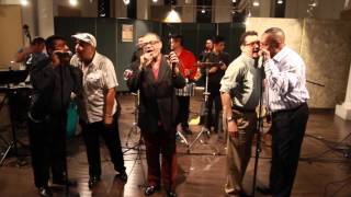All Star Salsa Lineup singing Salchichon con huevos at the CSS & SCS 2015 Reunion