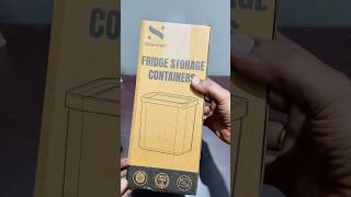 Fridge Storage Containers for Vegetables 1200 ml (Pack of 6) Refrigerator Organiser Boxes#unboxing