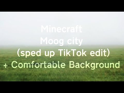 Minecraft Moog City 2 Sped Up TikTok Edit With Comfortable Background