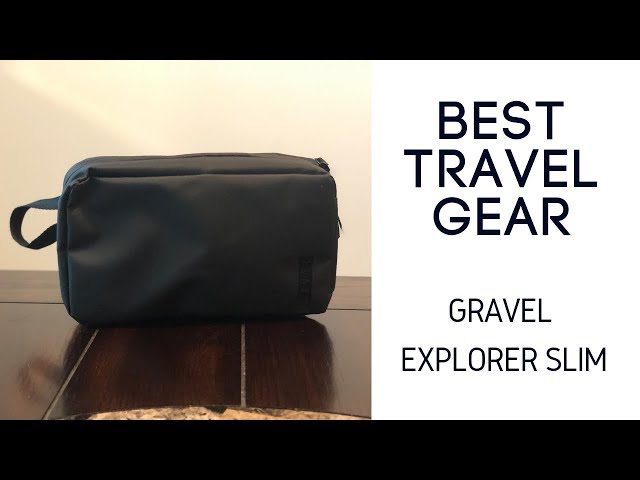 Gravel Explorer Slim Toiletry Bag - Traveling Lighter