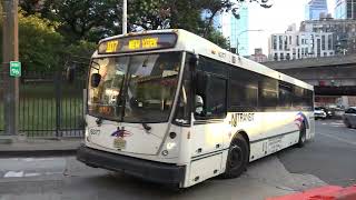 NJ TRANSIT NABI 416.15 BUS 6377 ON THE 107 ENTERING THE PORT AUTHORITY BUS TERMINAL