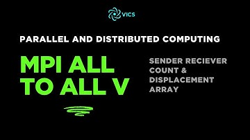 Message Passing Interface MPI All to All v | Count & Displacement Array