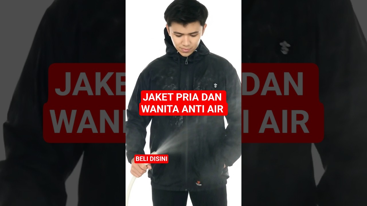 JAKET PRIA DAN WANITA ANTI AIR PARASUT WATERPROOF ORIGINAL RED FLAGS