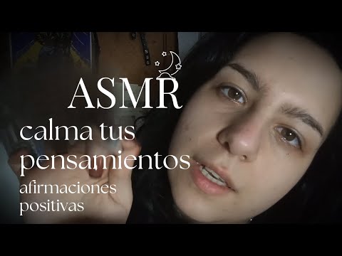 ASMR para mentes intranquilas | brochas, atención personal, afirmaciones positivas, lluvia