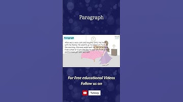 Paragraph Writing in English | How to Write a Paragraph? | Writing Skills | English Grammar #shorts