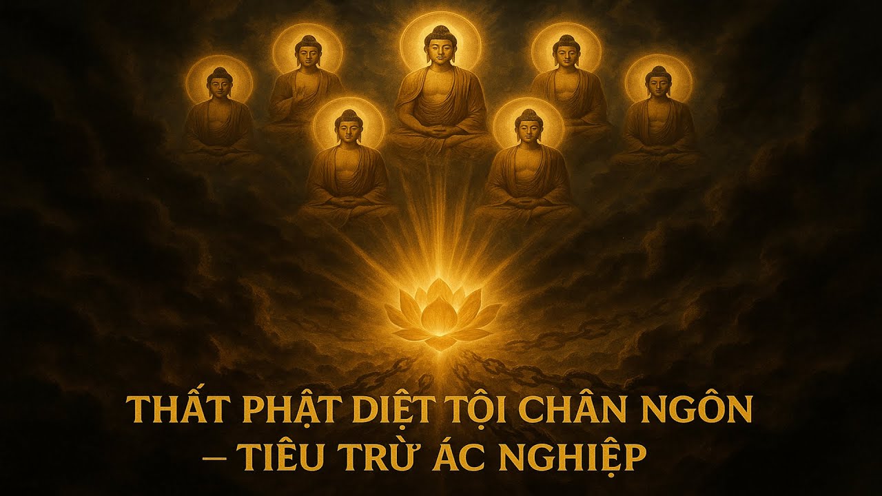 🔥Thất Phật Diệt Tội Chân Ngôn🔥| Sám Hối Nghiệp Ác, Tiêu Trừ Khổ Đau | Sapta Buddha Ksaya Dharani