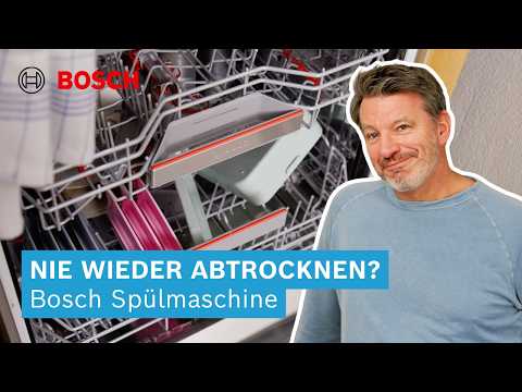 Schluss mit noch nassem Geschirr – so erleichtert PerfectDry dir den Alltag! | Bosch Spülmaschine