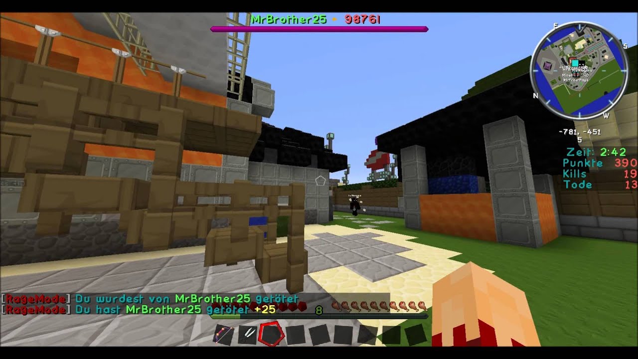 Minecraft/ Ragemode auf gommehd #1
