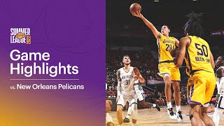 HIGHLIGHTS | Cole Swider (21 pts, 6 reb, 5-11 3pt) vs New Orleans Pelicans | Lakers Summer