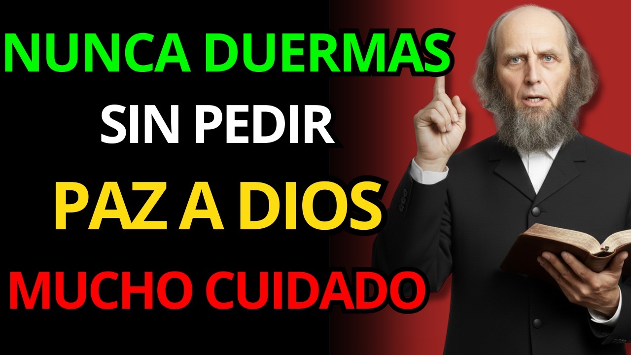 CHARLES FINNEY ADVIERTE: NUNCA DUERMAS SIN PEDIR PAZ A DIOS