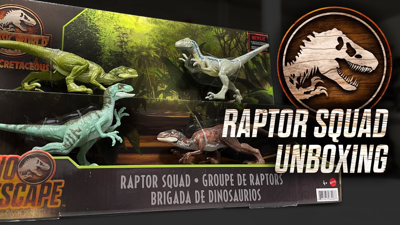 Mattel Jurassic World Camp Cretaceous Camp Cretaceous Raptor Squad 