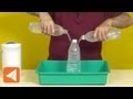 Creating low pressure inside a plastic bottle crushes it | Pressure | Physics