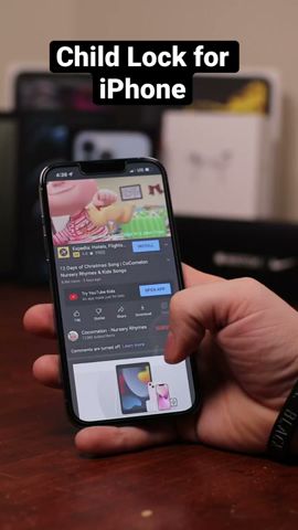 Child lock for iPhone #iphonesettings #iphone