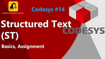 Codesys #14: Basics of Structured text (ST) programming, Assignment in ST