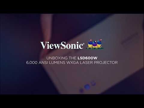 Unboxing the LSD600W Laser Projector