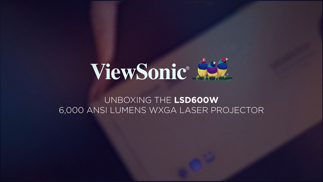 Unboxing the LSD600W Laser Projector