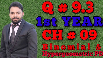 Binomial Distribution | Class 11th | Statistics | Chapter 09 | Question 9.3