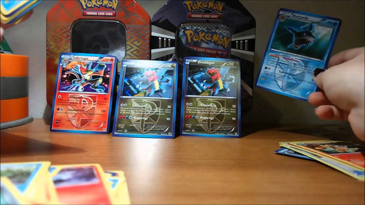 apertura mazzo tematico pokemon bianco e nero uragano plasma - YouTube