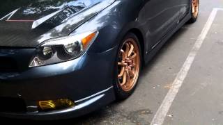07 scion tc carbon fiber hood n hatch