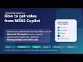 M365 Copilot Webinar for Government employees-how to get value from M365 Copilot in GCC (Government)