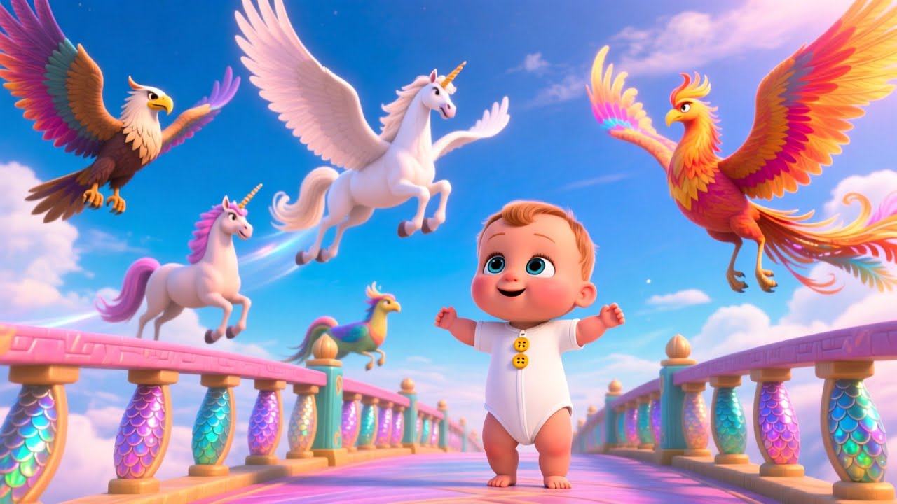 The Enchanted Rainbow Bridge 🌈🌉👶 | Fun Learning Adventure for Kids | Preschool Magical Journey