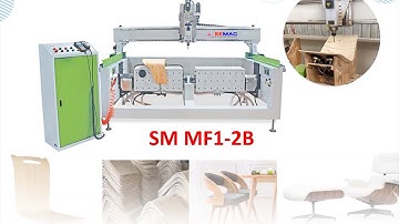 Máy CNC Trung Tâm Bàn Xoay Cắt Tựa Ghế - Cắt Ván Plywood Sofa | Máy CNC 5 Trục | Quốc Duy