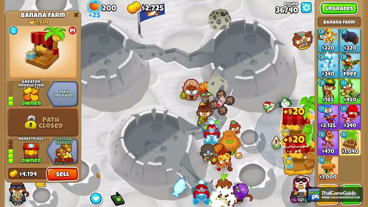 Plainseal5058's Challenge – 4P No Power Gameplay No Commentary | Co-op Challenge | Bloons TD 6