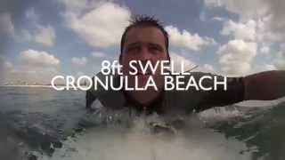 Surfing Cronulla - massive waves - had to bail..