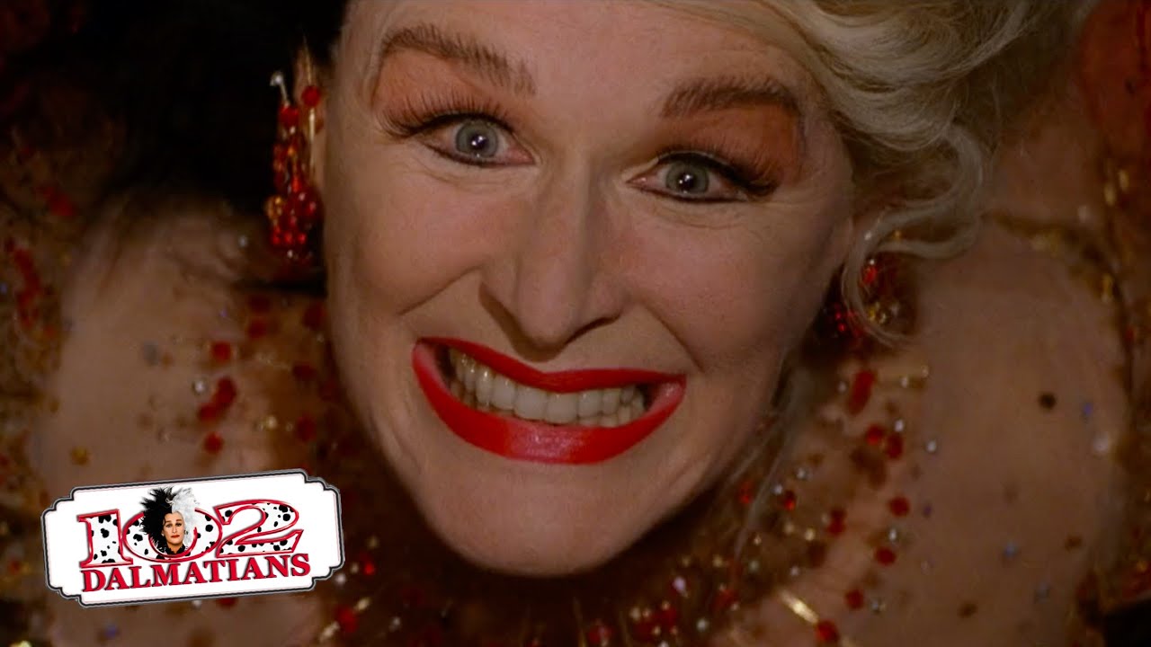 Cruella Deville Glenn Close 102 Dalmatians 