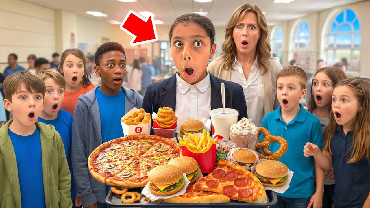 Myriam ramène du FAST FOOD à la cantine du COLLEGE 😱🍔 (Je pète un cable)