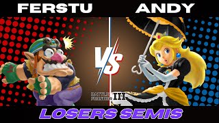 Ferstu vs AnDy (Losers Semis) - Battle Frontier III || SSBU Panamá