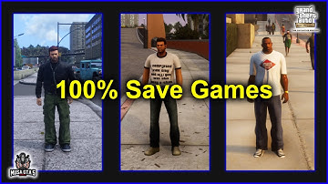 How to Install 100% Save Game in (III, VC, SA) DE | GTA PC Mods 2022 | Musa Gta 5 Modder